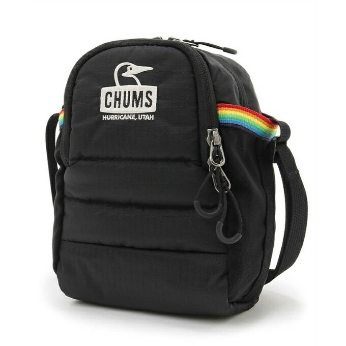 チャムス ポーチ メンズ レディース スプリングデールパデッドショルダーポーチ CH60-3367 BK/RAINBOW CHUMS