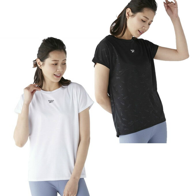 リーボック Reebok ラッシュガード 半袖 レディース 水陸両用エンボスTシャツ 312911のサムネイル