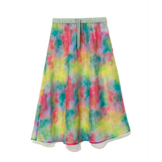 ゴースローキャラバン Go Slow Caravan スカート レディース 虫よけ シースルースカート 378407 TIE DYE