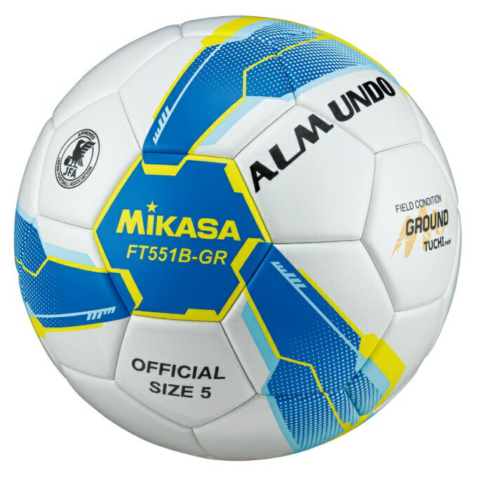 ミカサ MIKASA サッカーボール 5号球 検定球 ALMUNDO 検定球土用 貼り SBY FT551B-GR-SBY安売り サッカー 用品 セール