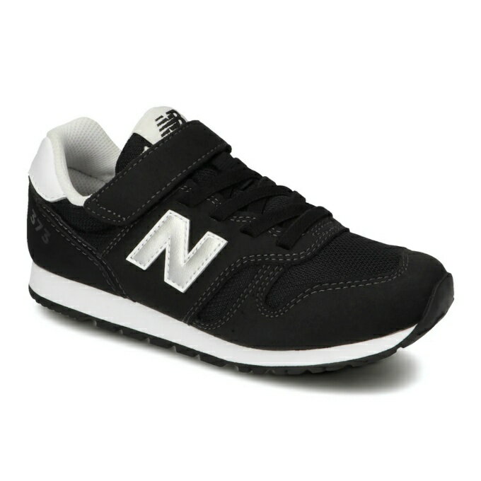 ニューバランス スニーカー キッズ ジュニア ベルクロ YV373 ブラック 黒色 YV373KB2 マジックテープ 17.0〜21.0cm new balance 園児〜小学生