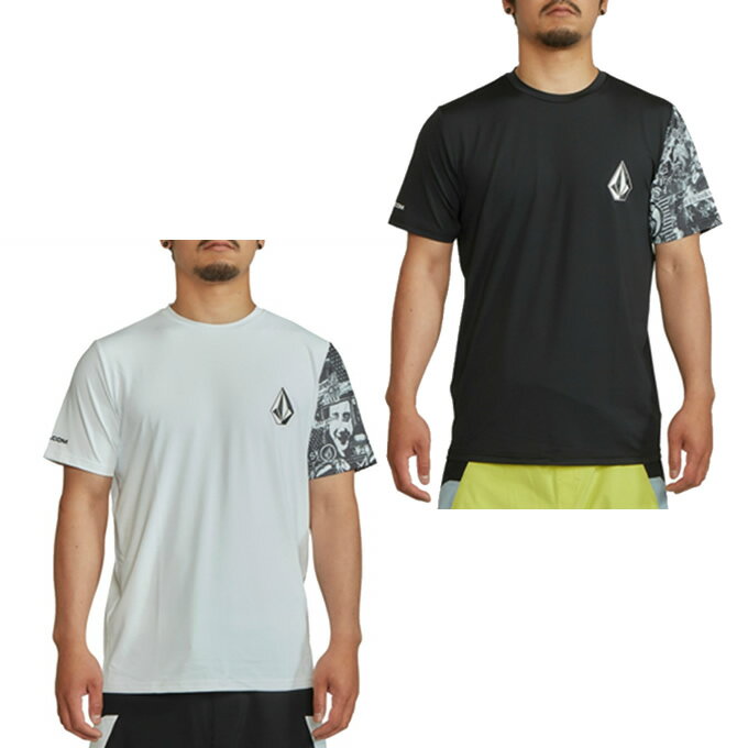 【まとめ買いで最大ポイント10倍6/4 20：00〜6/11 1：59】ボルコム VOLCOM ラッシュガード 半袖 メンズ JPN COLLAGE SS A9112202