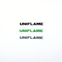 ユニフレーム UNIFLAME ステッカー UFロゴステッカー小 トリオ2 690130