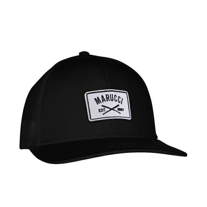 マルーチ marucci 野球 練習帽子 メンズ レディース CROSS PATCH TRACKER SNAPBACK HATMAHTTRPCS-BK-A