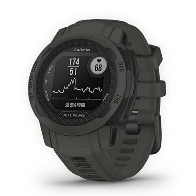 ガーミン GARMIN ランニング 腕時計 GPS付 インスティンクト2S Instinct 2S Dual Power Graphite 010-02564-40のサムネイル