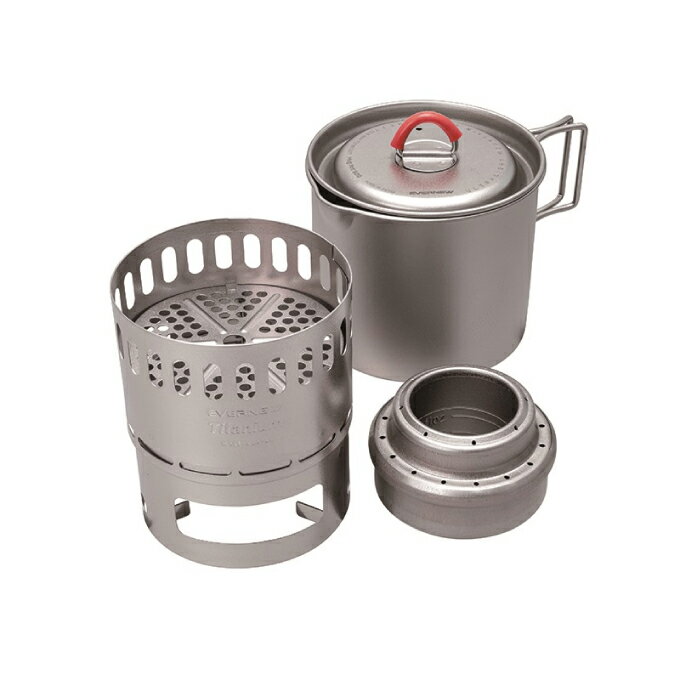 エバニュー EVERNEW 調理器具 鍋 Ti Mug pot 500 Stove set ECA538