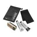 【全品対象最大10%OFFクーポン!7/13 10:00〜7/15 23:59】ミズノ サッカー シューケアセット ゼロプラス シューズケアキット ブラック P...