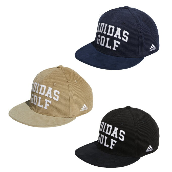 アディダス アディダス ゴルフ キャップ メンズ コーデュロイフラットビルキャップ WM034 adidas