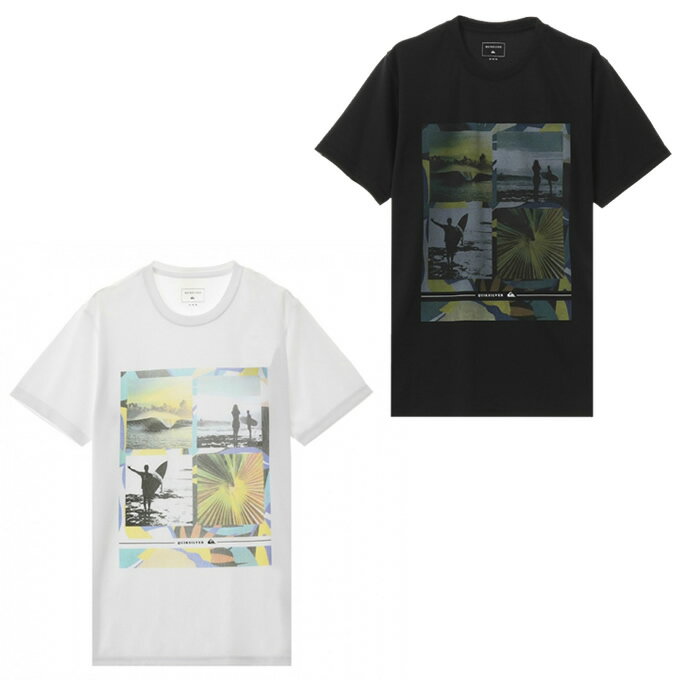 【9/1(木)0:00〜9/11(日)1:59限定対象商品500円クーポン発行中】クイックシルバー QUIKSILVER ラッシュガード 半袖 メンズ Tシャツ 半袖 REGULAR FIT QLY201076