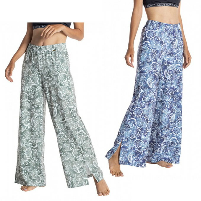 ロキシー ROXY 水着 ロングパンツ レディース RIPPLE PAISLEY PANTS UVカット ビーチパンツ RLY211043のサムネイル