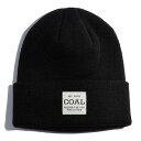 コール COAL ニット帽 メンズ レディース ユニフォーム THE UNIFORM MID BLACKニットキャップ ニットワッチ カフニット 暖かい 防寒 おしゃれ 人気 フリーサイズ