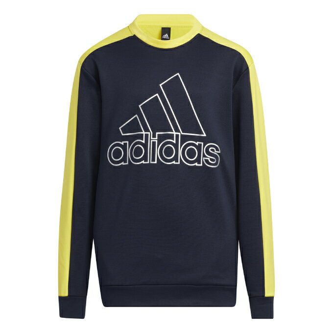アディダス スウェットトレーナー ジュニア YB カラーブロック クルースウェット VB283-HM9586 adidasのサムネイル