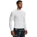 アンダーアーマー コールドギアアーマー コンプレッション モックシャツ Tシャツ 長袖 メンズ UA CG Armour Comp Mock 1366072-1...