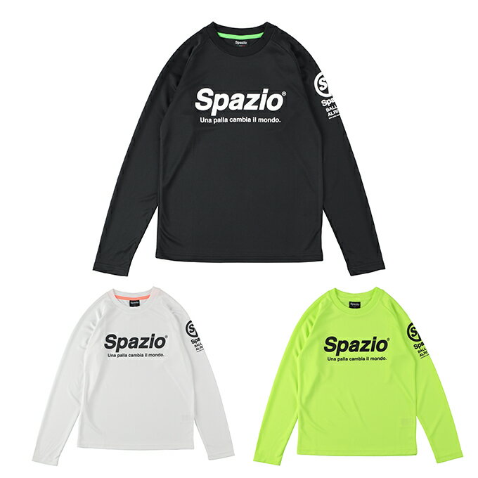 スパッツィオ SPAZIO サッカーウェア プラクティスシャツ 長袖 メンズ レディース Spazio ロングスリーブTシャツ GE-0883