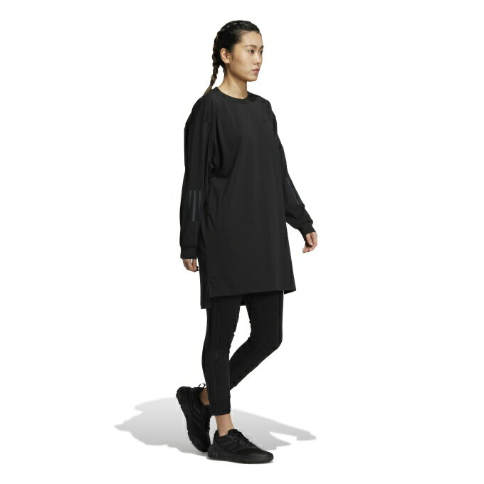 アディダス チュニック 長袖 レディース ワーディング ルーズフィット シングルジャージー チュニック HM2800 CV338 adidas