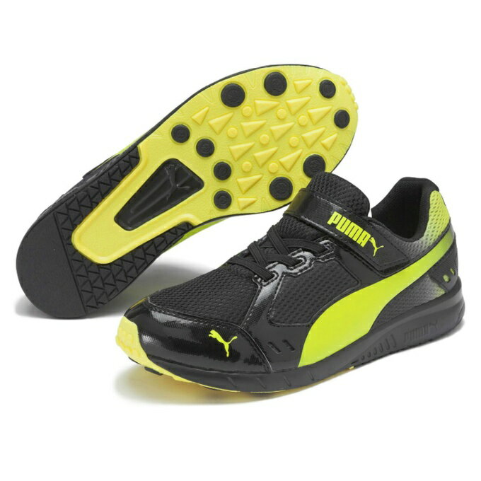 プーマ ジュニアスニーカー スピードモンスター V3 190266 06 PUMA 黒色のサムネイル
