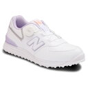 ニューバランス ゴルフシューズ スパイクレス レディース 574 V3 SL BOA WGBS574W 2E new balance その1