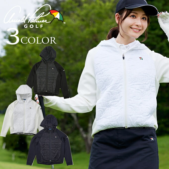 アーノルドパーマー arnold palmer ゴルフウェア ブルゾン レディース 中綿ハイブリッドジャケット AP220406L04