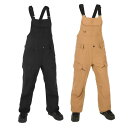 ボルコム VOLCOM スノーボードウェア パンツ レディース CRESTON 3D STRETCH BIB OVERALL H1252300