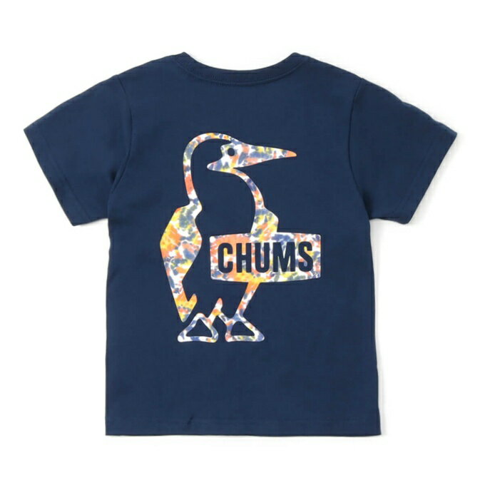 チャムス CHUMS Tシャツ 半袖 ジュニア キッズブービーロゴオーシャンダイTシャツ CH21-1267 Navyのサムネイル