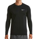 【全品対象最大10%OFFクーポン発行中!〜10/18 23:59】ナイキ フィットネス水着 メンズ エッセンシャル ロングスリーブハイドロガード NESSA587-N001 NIKE