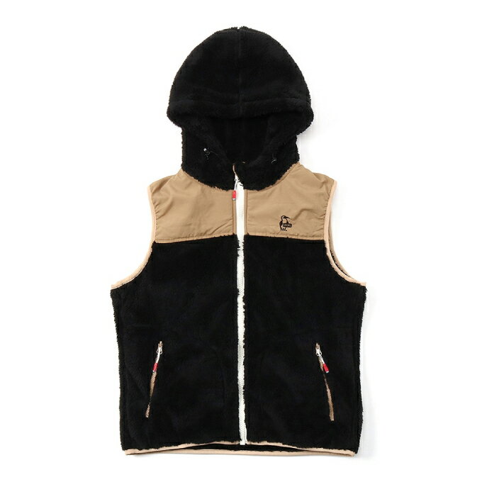 ॹ CHUMS ե꡼ ٥ ǥ ե꡼٥ Elmo Fleece Vest CH14-1244 Black/Beige