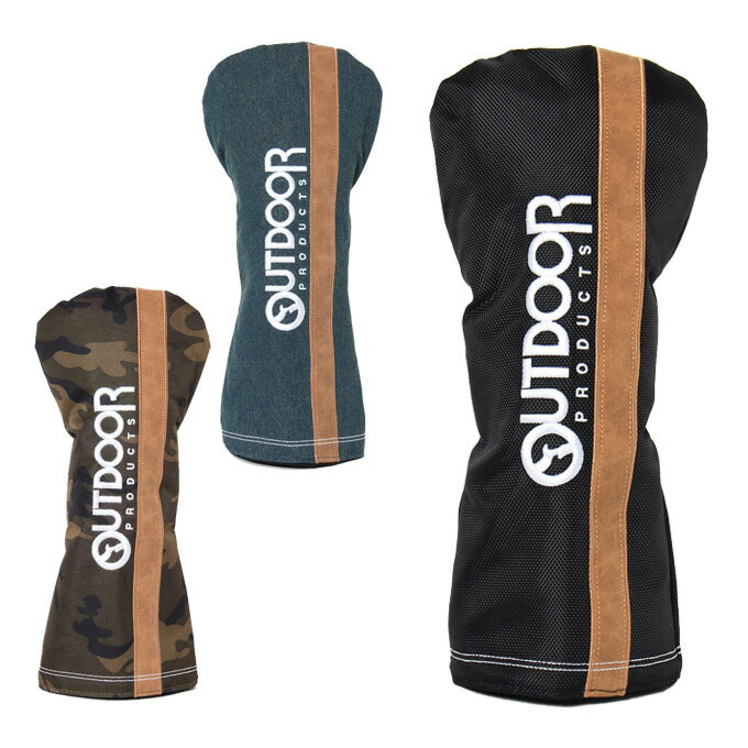 アウトドアプロダクツ OUTDOOR PRODUCTS ヘッドカバー ドライバー用 Outdoorゴルフ HC 1W用 ODG-HC-13H D