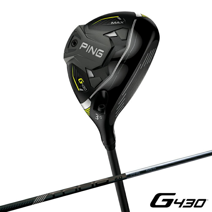 ピン PING ゴルフクラブ フェアウェイウッド メンズ G430 MAX シャフト PING TOUR 2.0 BLACK 65/75 G430 MAX FW PING-TOUR2.0-BLACK その1
