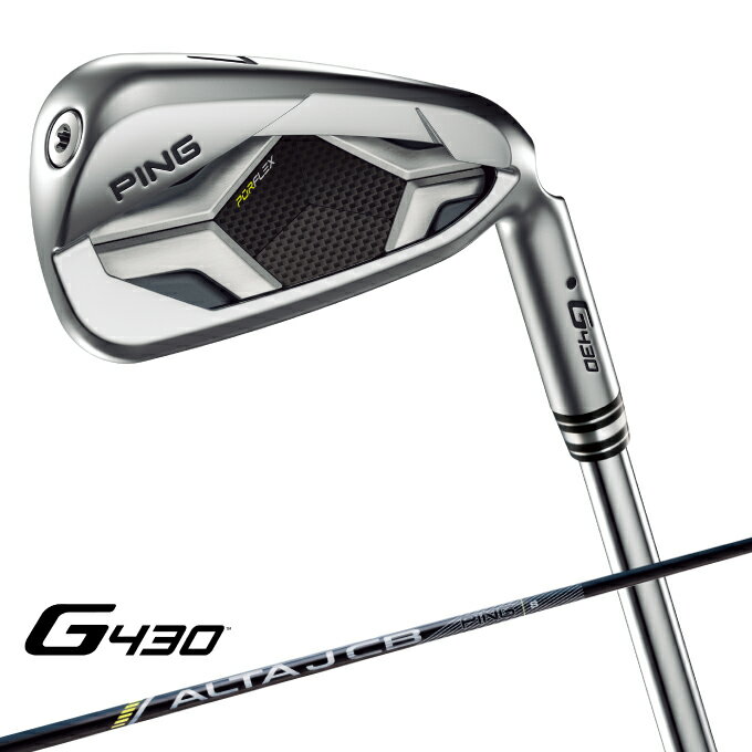 ピン アイアンセット 6I-PW.45 6本セット G430 純正 日本正規品 カーボンシャフト ALTA J CB BLACK PING 2022モデル ゴルフクラブ その1