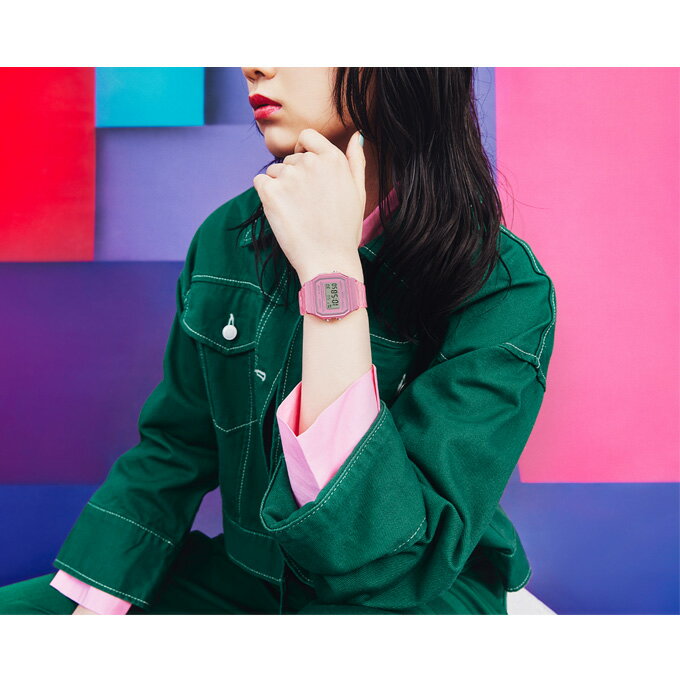 カシオ CASIO ランニング 腕時計 カシオコレクション POP F-91WS-4JH