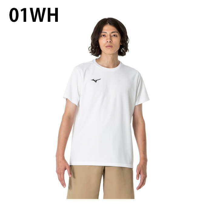 ミズノ バレーボールウェア 半袖シャツ メンズ レディース TLTシャツワンポイント ...