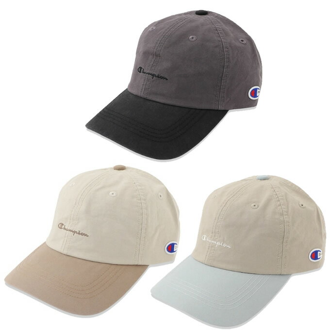 チャンピオン Champion 帽子 キャップ メンズ レディース ウォッシュバイカラーキャップ 181-0092のサムネイル