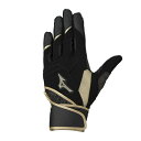 【全品対象最大10%OFFクーポン!7/13 10:00〜7/15 23:59】ミズノ 野球 バッティンググローブ 両手用 メンズ ZeroSpace 1EJE...