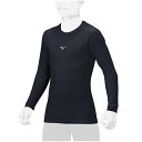 【最大10%OFFクーポン発行中!5/1 0:00〜5/5 23:59】 ミズノ 野球 アンダーシャツ 長袖 ジュニア・ローネック・長袖 12JAAP5014 ...