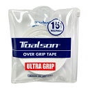 トアルソン TOALSON テニス バドミントン グリップテープ ウルトラグリップ ULTRA GRIP×15 1ETG0559