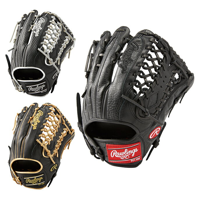 ローリングス Rawlings 野球 一般軟式グローブ 外野手 メンズ HOH BK LABEL GR3HBLY70