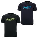 ローリングス Rawlings 野球ウェア 半袖Tシャツ メンズ スプリクトロゴ Tシャツ AST13S07