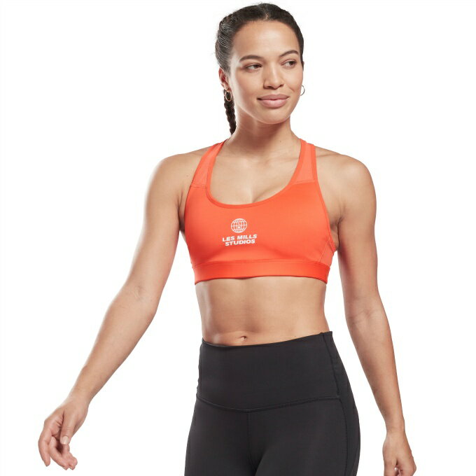 リーボック Reebok スポーツブラ ブラトップ レディース レズミルズ ラックス レーサー ミディアムサポート スポーツ ブラ HD4165のサムネイル