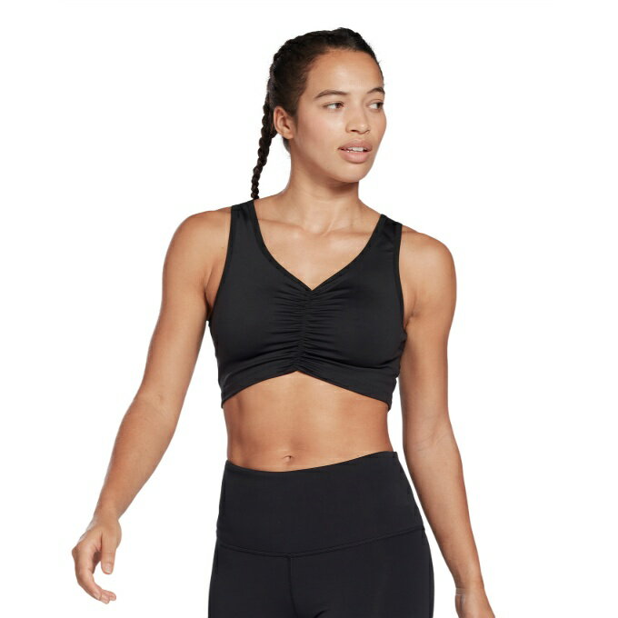 リーボック Reebok ノースリーブシャツ レディース スタジオ ラッシュ クロップド タンク トップ Studio Ruched Cropped Tank Top H51862