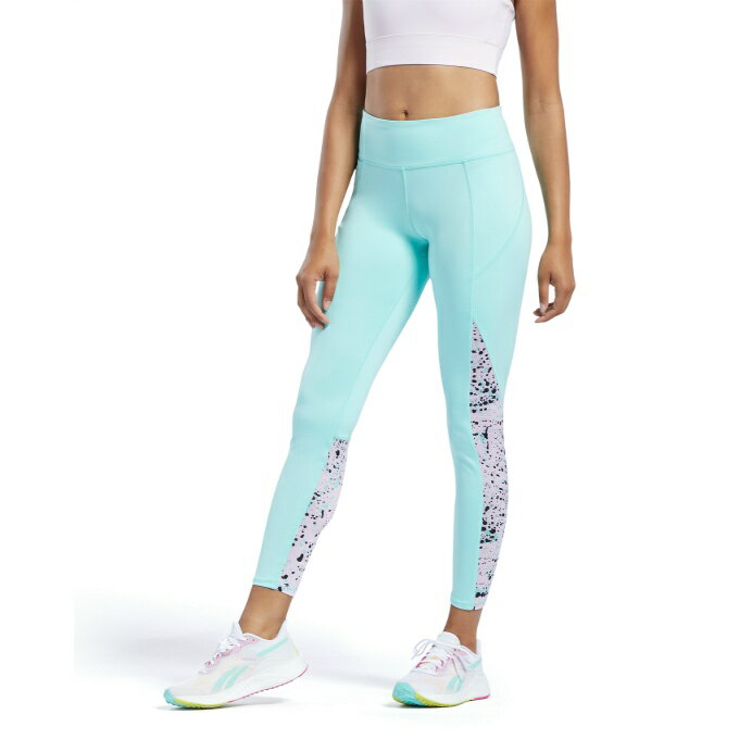リーボック Reebok ロングタイツ レディース ランニング プリンテッド レギンス Running Printed Leggings GS1941のサムネイル