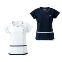 バボラ Babolat テニスウェア ゲームシャツ レディース PURE SHORT SLEEVE SHIRT ショートスリープ BWG3325