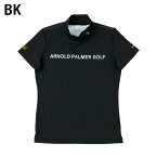 アーノルドパーマー ゴルフウェア 半袖シャツ レディース BKビックロゴモックネック半袖シャツ arnold palmer AP220301M11