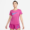 【全品対象最大10%OFFクーポン!7/13 10:00〜7/15 23:59】ナイキ ランニングウェア Tシャツ 半袖 レディース Dri-FIT ワン ショ...