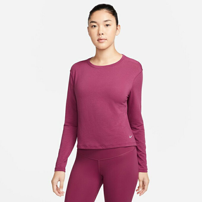 ナイキ Tシャツ 長袖 レディース ヨガ Dri-FITウィメンズ ロングスリーブ トップ DM7028-653 NIKEのサムネイル