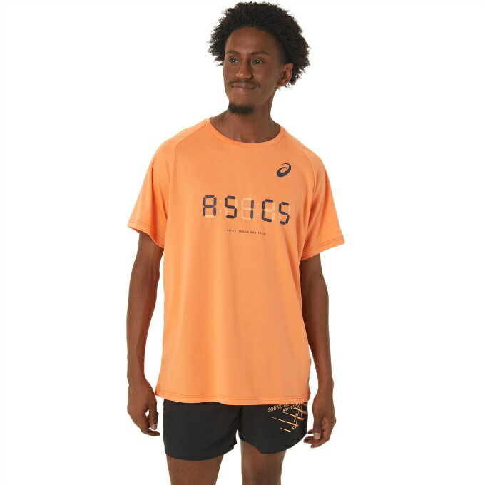 アシックス 陸上 ウェア 半袖Tシャツ メンズ プリント半袖シャツ 2091A624-700 asics