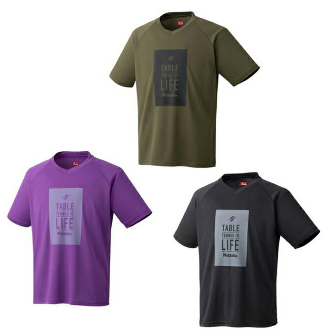 ニッタク Nittaku 卓球ウェア メンズ レディース カジュアルTシャツ NX2006 その1