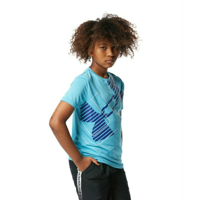 アンダーアーマー Tシャツ 半袖 ジュニア UA TECH SUPER BIG LOGO SS 1378273-433 UNDER ARMOURのサムネイル