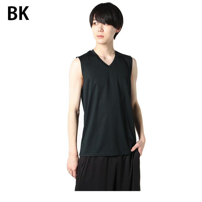 【全品対象最大3万ポイント還元＆10％OFF！ 3/4 20:00〜3/11 1:59】ビジョンクエスト VISION QUEST スポーツウェア ノースリーブ メンズ 機能Vネックタンク VQ441201M03