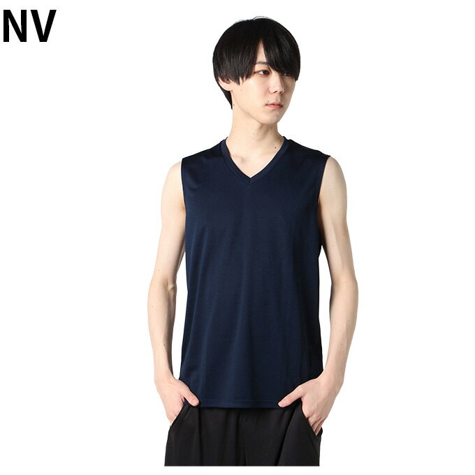【全品対象最大3万ポイント還元＆10％OFF！ 3/4 20:00〜3/11 1:59】ビジョンクエスト VISION QUEST スポーツウェア ノースリーブ メンズ 機能Vネックタンク VQ441201M03