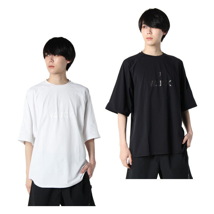 【全品対象最大10%OFFクーポン 2025/11/30 0:00〜12/11 1:59】ブラック VLUCK サッカーウェア プラクティスシャツ 半袖 メンズ...